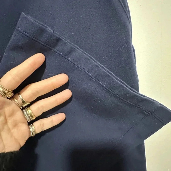 Betabrand mini flare dress pants navy size SP NWOT - Picture 5 of 6